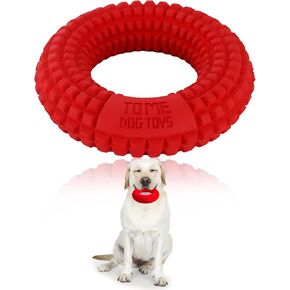 Dog Chew Toys for Aggressive Chewers - Chew Ring Interactive Medium Large Dog Puzzle Toys, Dog Chew Enrichment Toys for Boredom and Brain Stimulating Game Keeps Them Engaged