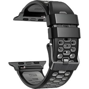 Rubber Watch Band，For Apple Watch Band Ultra 1 2 49MM Replacement Watch Accessories Wristband 9 8 7 6 5 4 SE Series 45mm 44mm 42mm Watch Straps