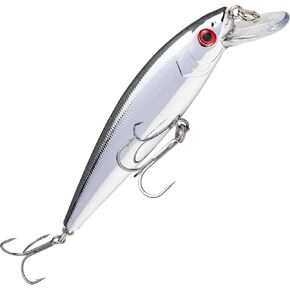 Strike King (HCKVDJ200-475) KVD Jerkbait 2-Hook Fishing Lure, 475 - Carolina Chrome, 3/8 oz, Weight Transfer System