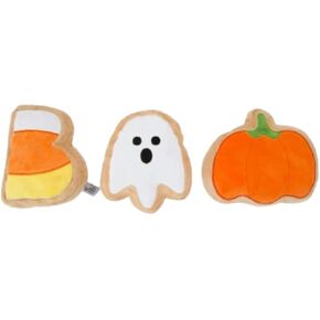 Midlee Boo Sugar Cookie Halloween Plush Dog Toys (Large)