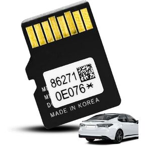 2024 Latest Maps Navigation SD Card Replace 86271-0E076 Fit for Toyota 4 Runner Prius Camry Corolla Sienna Tacoma Tundra 2011-2020, Updated Navigation Micro SD Card Support USA/Canada New Maps