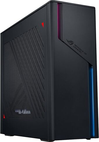 الكمبيوتر المكتبي ASUS ROG G22CH للألعاب والترفيه (Intel i9-13900KF 24-Core، GeForce RTX 4070، 32GB DDR5 4800MHz RAM، 1TB SSD + HD HDD، WiFi، Bluetooth، Win 11 Home) مع حقيبة ظهر متميزة in Saudi Arabia