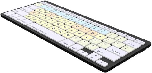 لوحة مفاتيح Logickeyboard مع خط Dyslexie • محرف فريد لتسهيل القراءة والتعلم والعمل • سلك USB • منفذا USB مدمجان • التوصيل والتشغيل مع جهاز Mac in Saudi Arabia