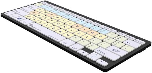 لوحة مفاتيح Logickeyboard مع خط Dyslexie • محرف فريد لتسهيل القراءة والتعلم والعمل • سلك USB • منفذا USB مدمجان • التوصيل والتشغيل مع جهاز Mac in Saudi Arabia