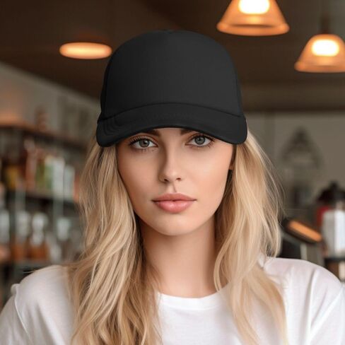 Trucker Hat Men & Women with Photo Logo, Custom Adjustable Baseball Cap in Saudi Arabia