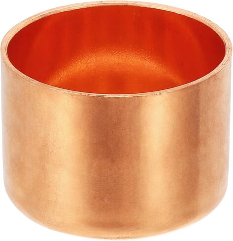 PATIKIL 1" Copper Pipe End Cap, 1Pcs Copper Fitting Cap Sealing Sweat Plug Solder Connection for Plumbing HVAC Air Conditioner in Kuwait