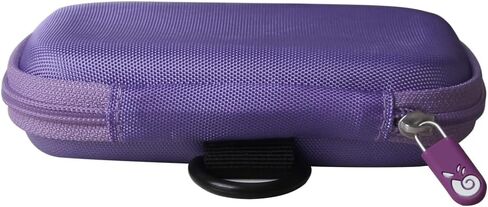 Hermitshell Hard Travel Case for Anker Power Bank, 10,000mAh Portable Charger with Built-in USB-C Cable and Lanyard (Purple) in Saudi Arabia