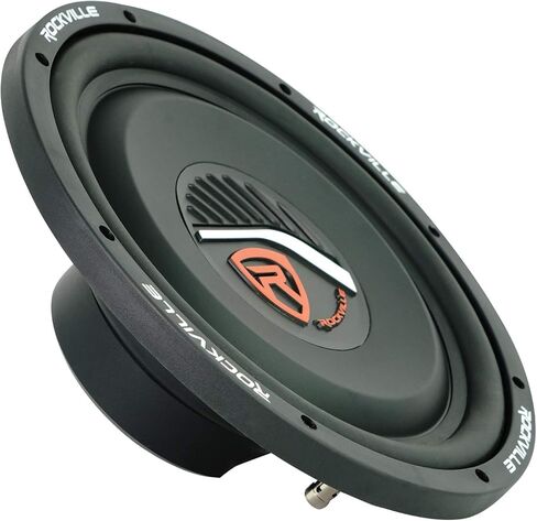 Rockville W12T4S2 12" Shallow Mount 1400w Peak Car Subwoofer 2-Ohm Sub 350w RMS CEA Rated,Black in Saudi Arabia