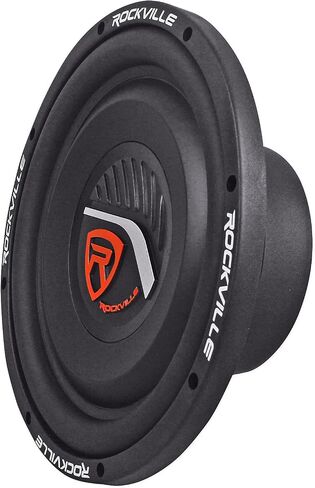 Rockville W12T4S2 12" Shallow Mount 1400w Peak Car Subwoofer 2-Ohm Sub 350w RMS CEA Rated,Black in Saudi Arabia