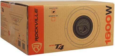 Rockville W12T4S2 12" Shallow Mount 1400w Peak Car Subwoofer 2-Ohm Sub 350w RMS CEA Rated,Black in Saudi Arabia