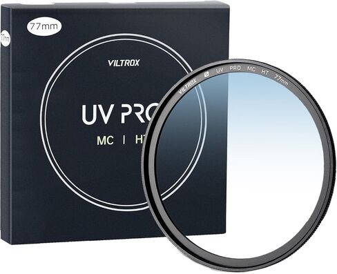 فلتر حماية عدسة الكاميرا من VILTROX 82 مم MC UV، فائق النحافة 18 طبقة متعددة المغلفة عالية الوضوح لعدسة كاميرا Canon Nikon Sony Fuji in Kuwait
