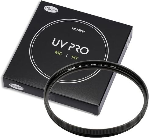 فلتر حماية عدسة الكاميرا من VILTROX 82 مم MC UV، فائق النحافة 18 طبقة متعددة المغلفة عالية الوضوح لعدسة كاميرا Canon Nikon Sony Fuji in Kuwait