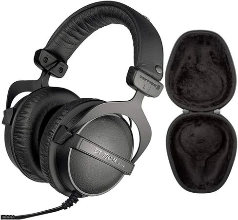 سماعات رأس Beyerdynamic DT 770M (80 أوم) مع حزمة حافظة سماعات الرأس ذات الغلاف الصلب (عنصران) in Kuwait