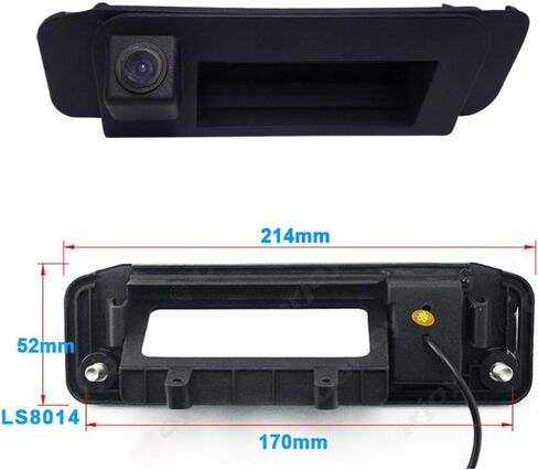 Trunk Handle Vehicle-Specific Camera Integrated into Case Handle Rear View Camera, for Mercedes Benz GLK ML M C class X204 W166 W205 GLA200 GLK200 GLK260 GLK300 ML350 A180 A200 A260 GLE GLC in Saudi Arabia