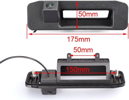 Trunk Handle Vehicle-Specific Camera Integrated into Case Handle Rear View Camera, for Mercedes Benz GLK ML M C class X204 W166 W205 GLA200 GLK200 GLK260 GLK300 ML350 A180 A200 A260 GLE GLC in Saudi Arabia