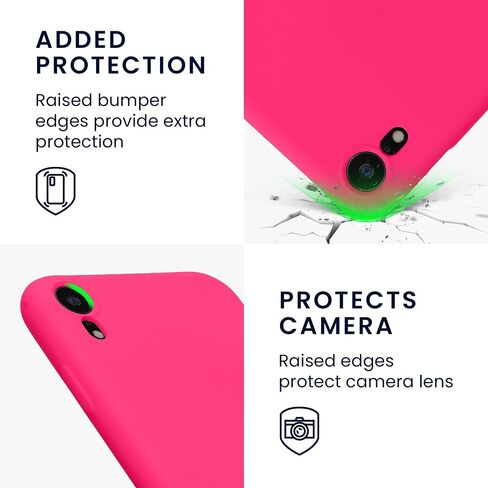 حافظة kwmobile متوافقة مع حافظة Apple iPhone XR - غطاء هاتف نحيف واقٍ من السيليكون TPU - Moon Glow in Saudi Arabia