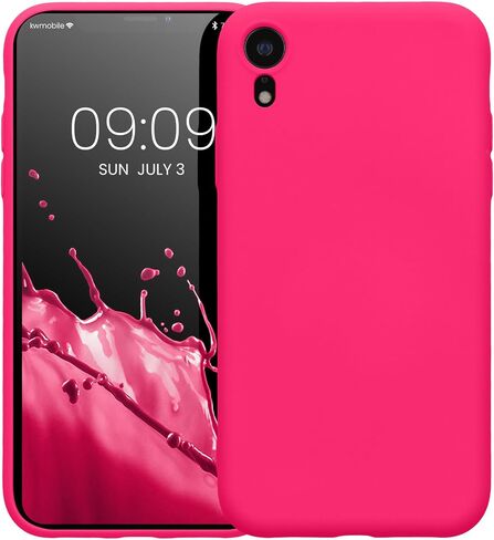 حافظة kwmobile متوافقة مع حافظة Apple iPhone XR - غطاء هاتف نحيف واقٍ من السيليكون TPU - Moon Glow in Saudi Arabia