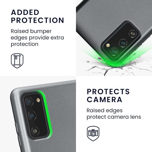 kwmobile Case Compatible with Samsung Galaxy S20 FE - Case Soft Flexible TPU Phone Cover Premium Metallic Color - Metallic Grey in Saudi Arabia
