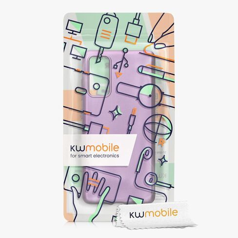kwmobile Case Compatible with Samsung Galaxy S20 FE - Case Soft Flexible TPU Phone Cover Premium Metallic Color - Metallic Grey in Saudi Arabia