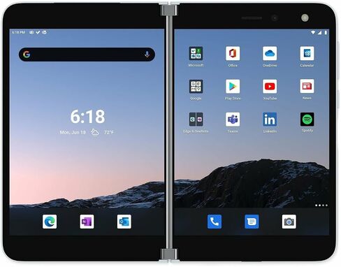 Microsoft Surface Duo 256GB (Unlocked) - Glacier in Saudi Arabia