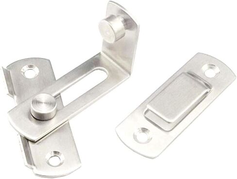 dingchi Stainless Steel Flip Latch Gate Latches Bar Latch Safety Door Lock, Hasp Lock Sliding for Window Cabinet Room Accessorries,Brushed Finish in Saudi Arabia