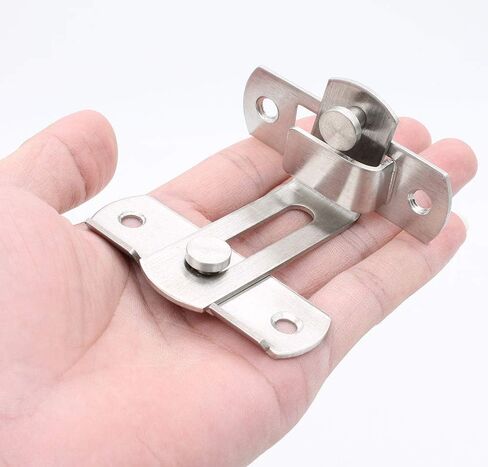 dingchi Stainless Steel Flip Latch Gate Latches Bar Latch Safety Door Lock, Hasp Lock Sliding for Window Cabinet Room Accessorries,Brushed Finish in Saudi Arabia