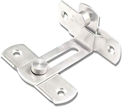 dingchi Stainless Steel Flip Latch Gate Latches Bar Latch Safety Door Lock, Hasp Lock Sliding for Window Cabinet Room Accessorries,Brushed Finish in Saudi Arabia