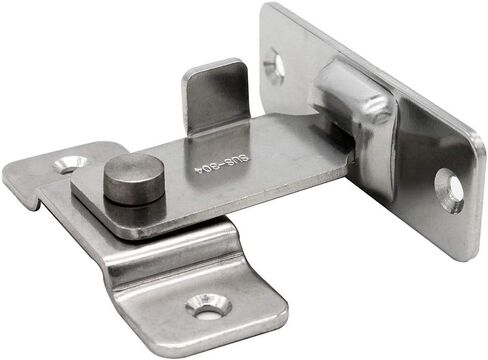 dingchi Stainless Steel Flip Latch Gate Latches Bar Latch Safety Door Lock, Hasp Lock Sliding for Window Cabinet Room Accessorries,Brushed Finish in Saudi Arabia