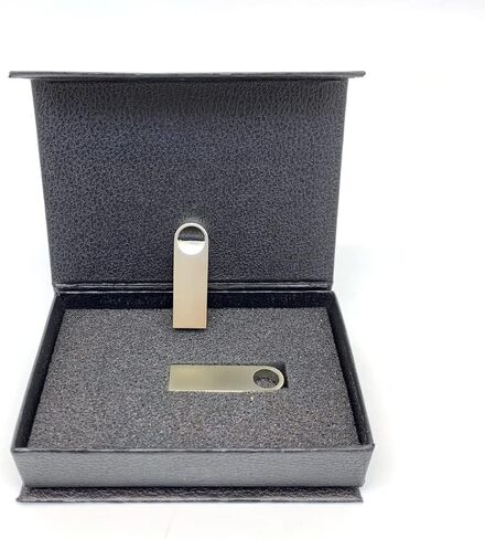 محرك أقراص فلاش Balmy سعة 32 جيجابايت، محرك أقراص USB عالي السرعة، محرك أقراص USB معدني، عصا ذاكرة محمولة (32 جيجابايت، فضي نصف دائري) in Saudi Arabia