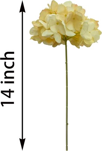Pink Hydrangea Artificial Flowers,Artificial Silk Hydrangea Heads Faux Hydrangea Flowers Heads with Stems for Home Wedding Baby Shower Decor,Pack of 10 (81 petals) in Kuwait