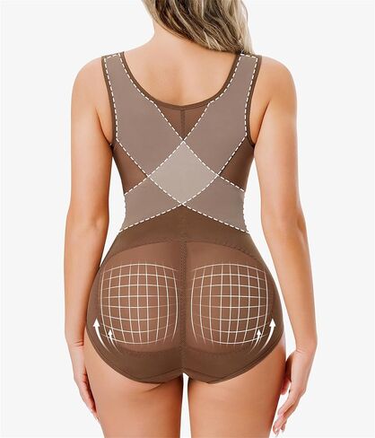 Nebility المرأة ملابس داخلية ارتداءها البطن التحكم Faja محدد شكل الجسم بعقب رافع مفتوح الصدر مدرب خصر ضغط ارتداءها in Kuwait