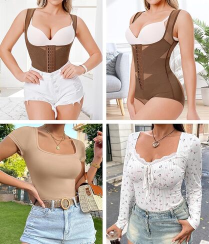 Nebility المرأة ملابس داخلية ارتداءها البطن التحكم Faja محدد شكل الجسم بعقب رافع مفتوح الصدر مدرب خصر ضغط ارتداءها in Kuwait