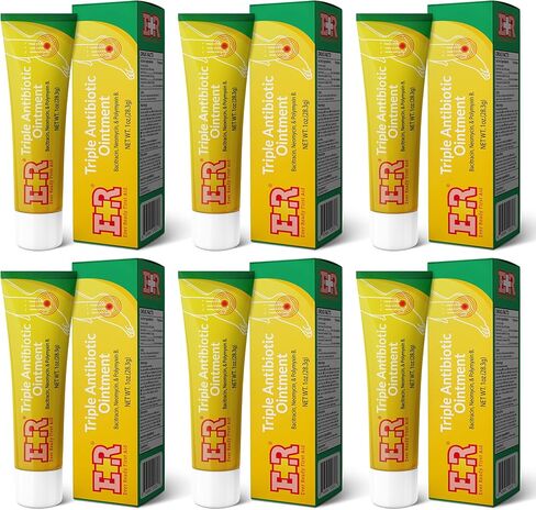 Ever Ready First Aid Triple Antibiotic Ointment 1.0 oz, First Aid Ointment for Minor Scratches, Cuts, Burns, Wounds and Prevents Infection - 3 Pack in Saudi Arabia