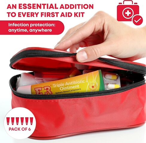Ever Ready First Aid Triple Antibiotic Ointment 1.0 oz, First Aid Ointment for Minor Scratches, Cuts, Burns, Wounds and Prevents Infection - 3 Pack in Saudi Arabia