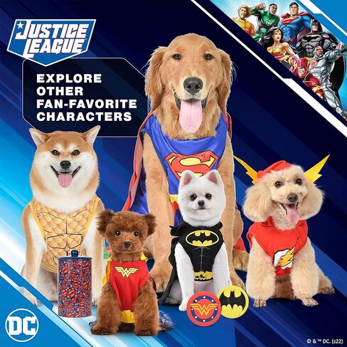 DC Comics for Pets Batman, Superman, and Wonder Woman Dog Toys | 27 Pc Sidekick Bulk Dog Toys | 4" Small, Plush, and Squeaky Dog Toys from DC Comics | For Boutique Pet Shops & Small Businesses in Saudi Arabia
