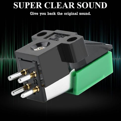 Asixx Record Player , Phonograph Cartridge, Record Needle Record Cartridge Record Player with 3 Speed 13mm Pitch for AT95E in Saudi Arabia