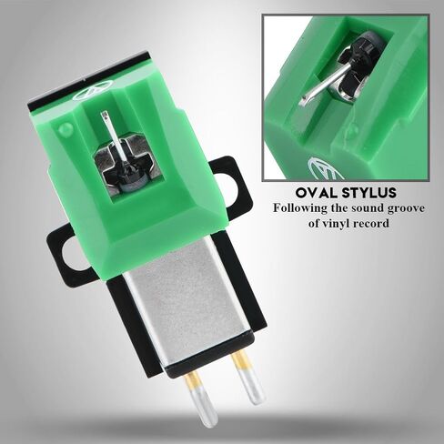 Asixx Record Player , Phonograph Cartridge, Record Needle Record Cartridge Record Player with 3 Speed 13mm Pitch for AT95E in Saudi Arabia