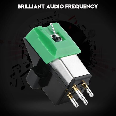 Asixx Record Player , Phonograph Cartridge, Record Needle Record Cartridge Record Player with 3 Speed 13mm Pitch for AT95E in Saudi Arabia