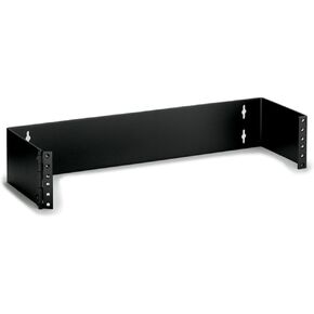 Leviton 49251-W62 2-Position (3.5-inch H, 6.0-inch D) Hinged Wall-Mount Bracket, Black