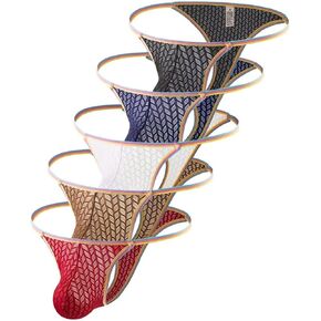 Pdbokew Mens Quick Dry thongs underwear Stretch G-String Undies Thongs in Saudi Arabia