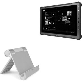 BoxWave Stand and Mount Compatible with Getac F110 G5 - VersaView Aluminum Stand, Portable, Multi Angle Viewing Stand