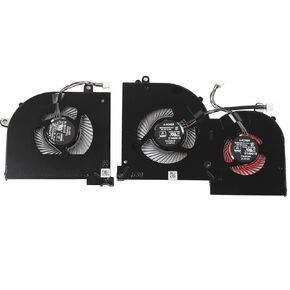New CPU+GPU Cooling Fan Replacement for MSI GS65 Stealth, WS65 P65 Creator (Intel Core 8TH Gen), MS-16Q1 MS-16Q2 MS-16Q3 Cooling Fan BS5005HS-U3I 16Q2-CPU BS5005HS-U2L1 16Q2-G-CW 16Q2-G-CCW 5V 0.5A