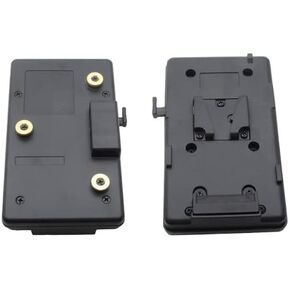 V-Lock V Mount to Gold Mount Battery Adapter Plate Converter Compatible with Anton-Bauer Sony HDV DSLR Rig Panasonic ARRI RED JVC Video (A-GP-S), for Battery size from 100-120mm