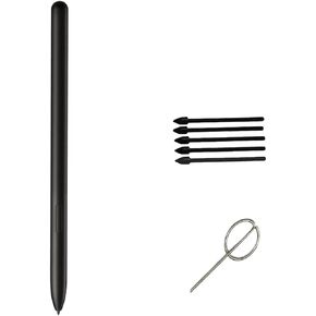 Tab S9 Stylus Pen Replacement for Samsung Galaxy Tab S9,S9 Plus,S9 Ultra S Pen,Tab S9+,Tab S9 Ultra,All Versions Stylus Touch S Pen,with Tips and Card Pin(Black)