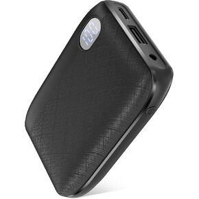 Power Bank for Heated Vest and Heated Jacket, 10000mAh Rechargeable Battery with 7.4V DC Port and USB A Port, Compact Charger with LED Screen for Home Use