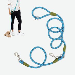 Hands Free Fashion Crossbody Dog Leash Walking Lovely Dog (Rainbow)