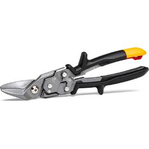 ToughBuilt - Straight Long Cut Aviation Snips - One Handed Lock Operation - (TB-H4-60-SL)