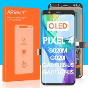 OLED for Google Pixel 4 Screen Replacement,LCD Display Touch Screen Digitizer Assembly G020M G020I Replacement Repair Rarts(Black,5.7 inch)
