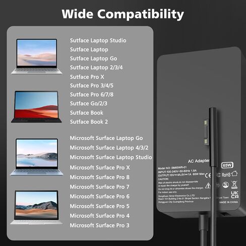 شاحن كمبيوتر محمول HP 45W بديل، محول طاقة 19.5V 2.31A لـ HP Pavilion 11 13 14 15 مزود طاقة للكمبيوتر المحمول مع سلك in Kuwait