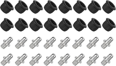 MECCANIXITY Speaker Grill Guides Plastic Ball and Sockets Type 6mm Dia for Speaker Parts Accessories Pack of 16 in Saudi Arabia
